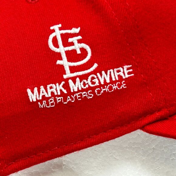 Vintage Mark McGwire Home Run Record Baseball Cap Hat St Louis Cardinals New Era - Picture 8 of 11